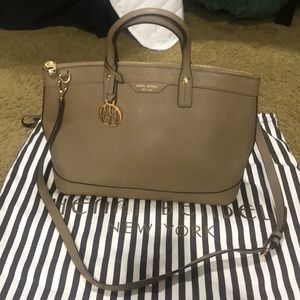 Henri Bendel W 57th Satchel in Taupe